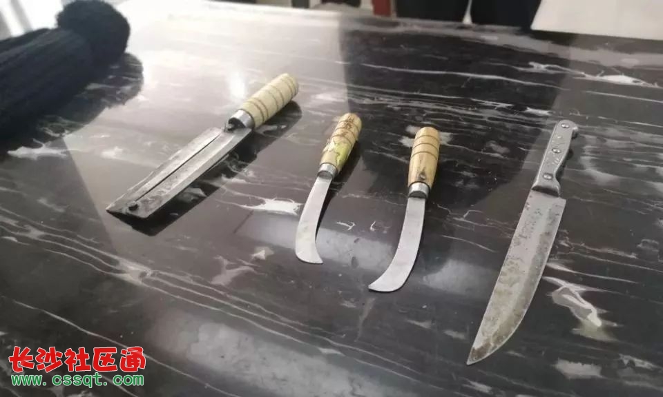 安徽舒城一精神病男子在合肥 手持4把刀